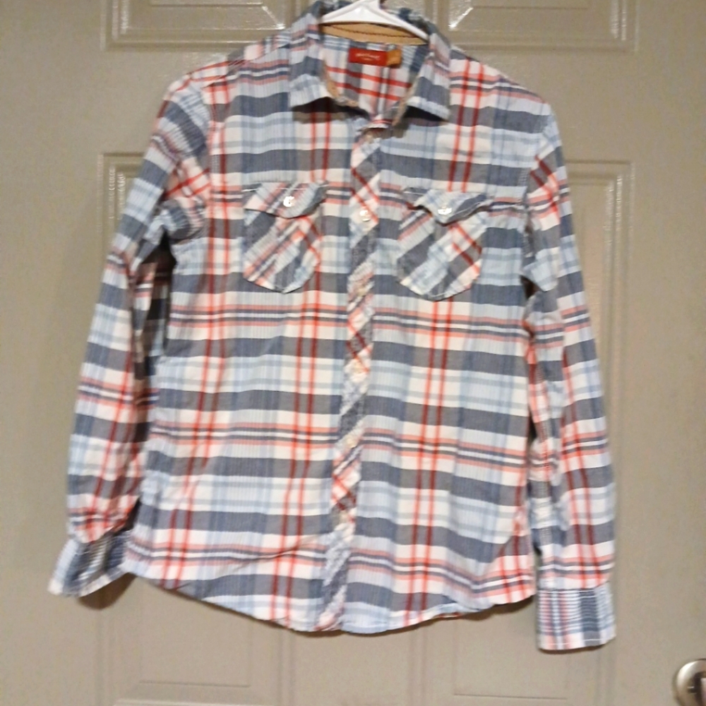 Red Camel Kids Button Down T-Shirt Size L
